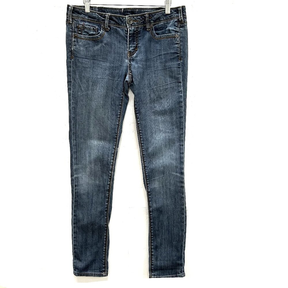 Fragile Mid Rise Skinny Denim Jeans